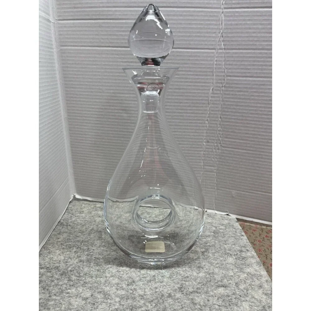 LENOX Tuscany Classics Collection Decanter Clear Glass 32oz Crystal